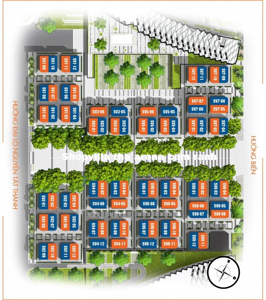 Sơ đồ vị trí shop villa